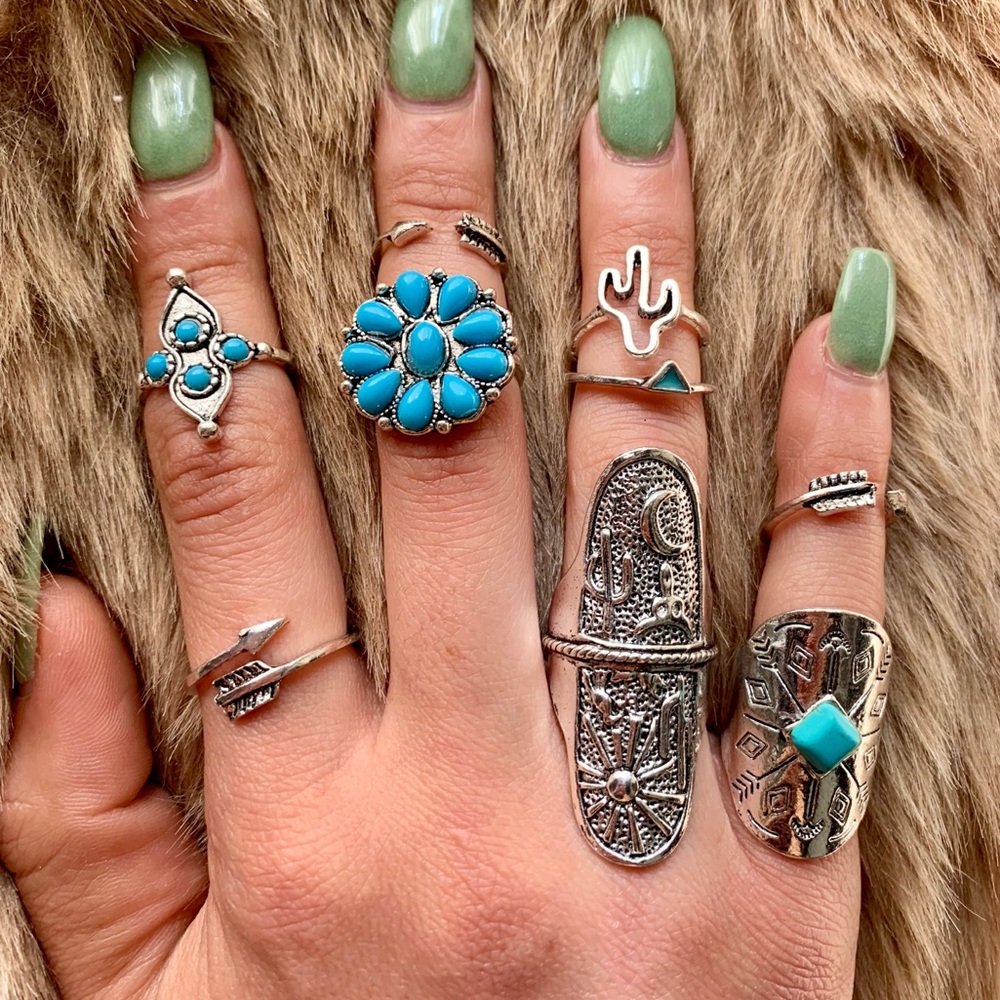 9 ring set.
